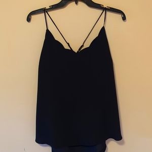 J crew scallop neck tank top